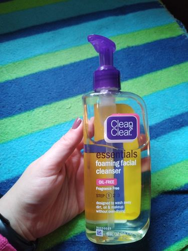 Customer photo review of Essentials Foaming Cleanser 240ml