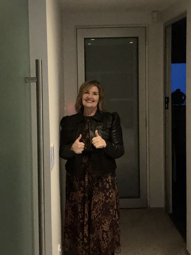 Customer photo review of COOP BY TRELISE COOPER LEATHER VAIN JACKET