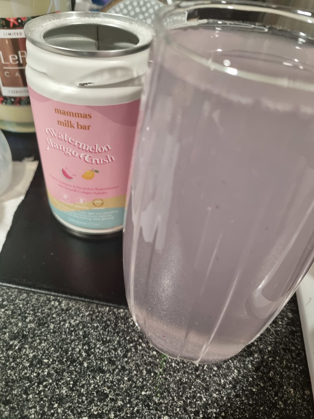 Customer photo review of Watermelon Mango Crush Hydration Electrolyte Drink with Verisol® Collagen