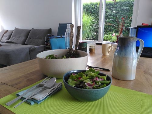 Customer photo review of Terrazzo - Salatschüssel XL creme