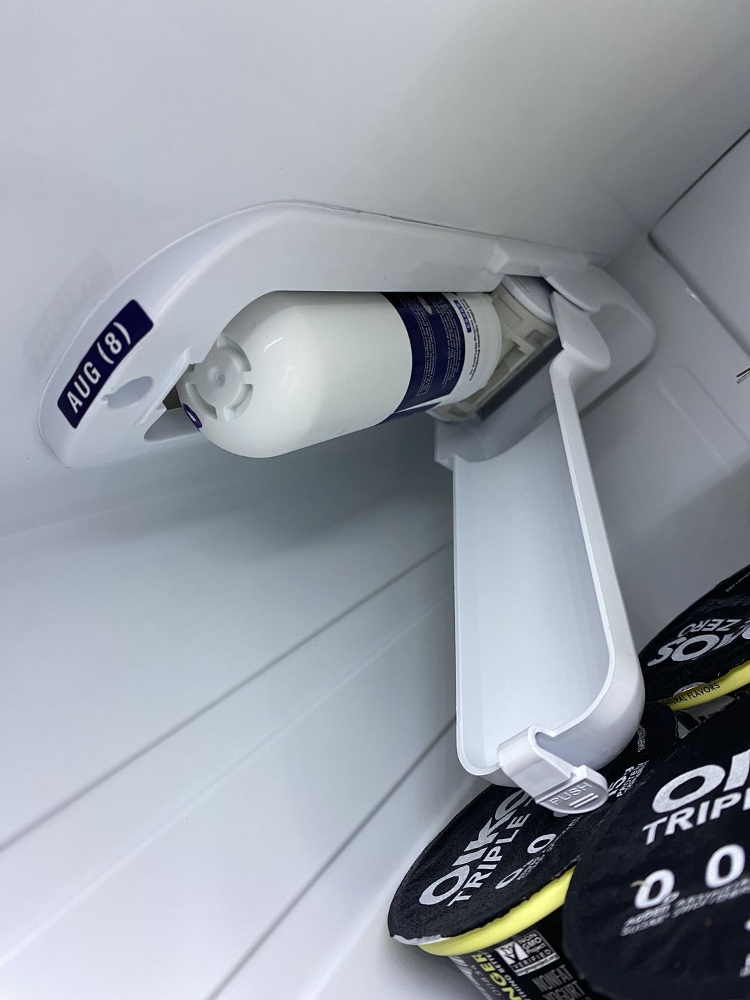 Customer photo review of Glacier Fresh Replacement for LT700P, ADQ36006101 Refrigerator Water Filter, 2-Pack