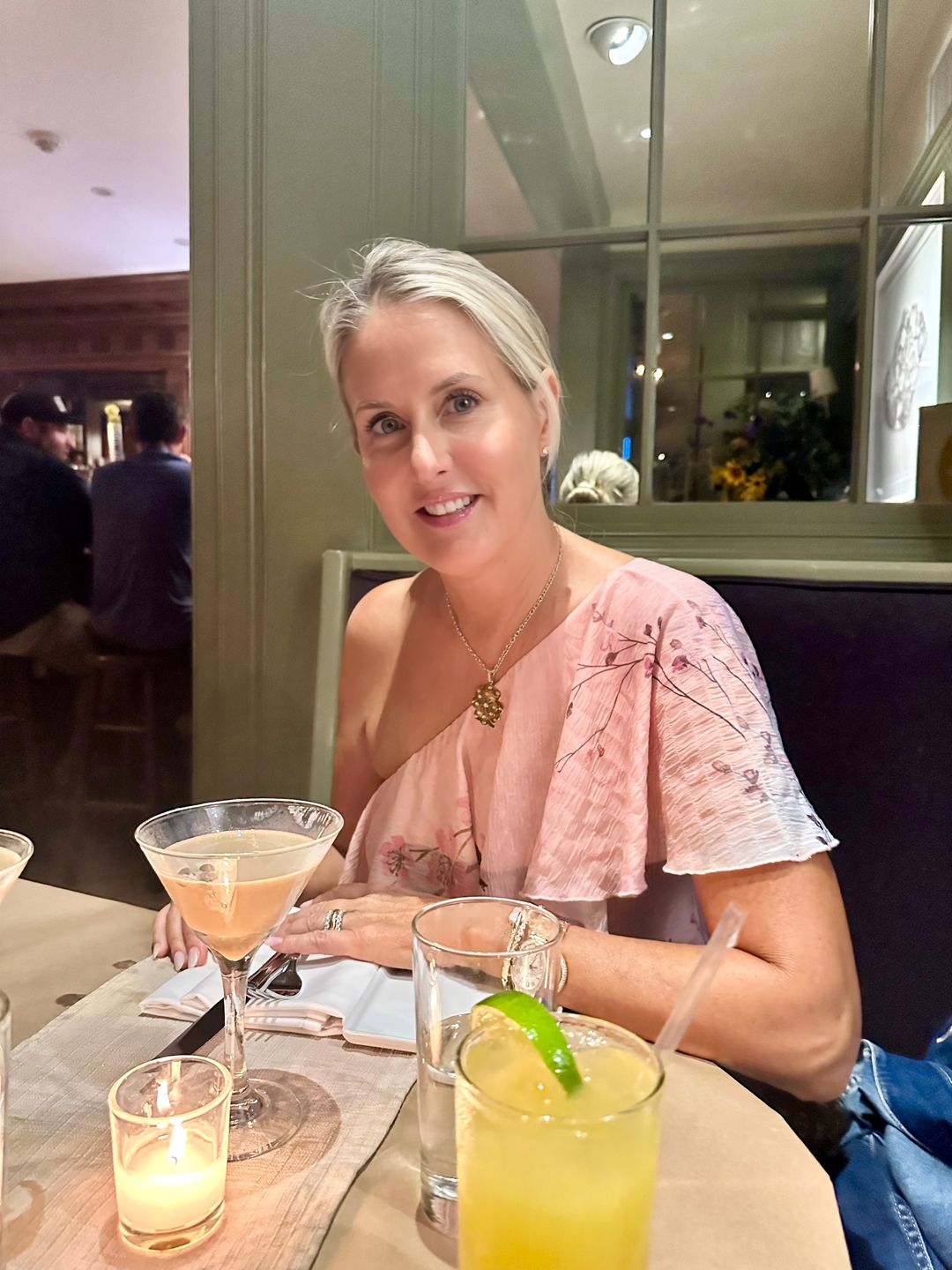 Customer photo review of The Bali One Shoulder Kaftan