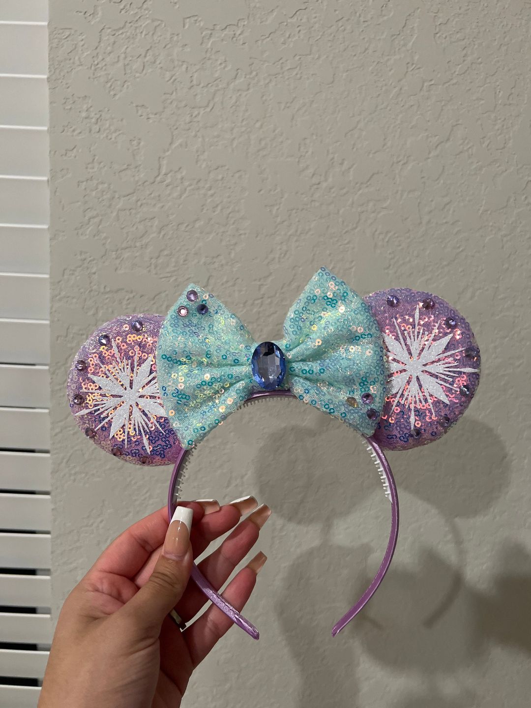 Customer photo review of Elsa Purple Mickey Ears