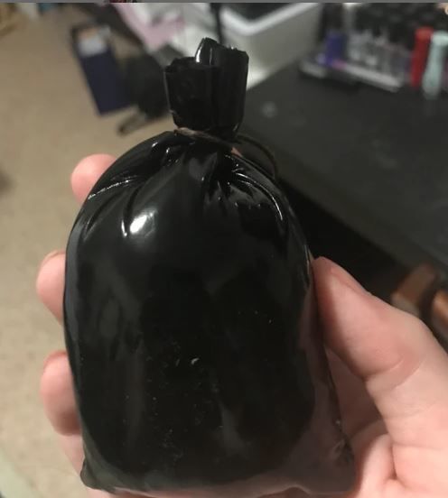 Customer photo review of Black Glossy Latex