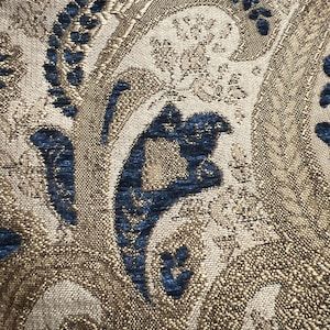 Customer photo review of Versailles Damask Brocade Chenille Woven Jacquard Fabric | 6 Colors