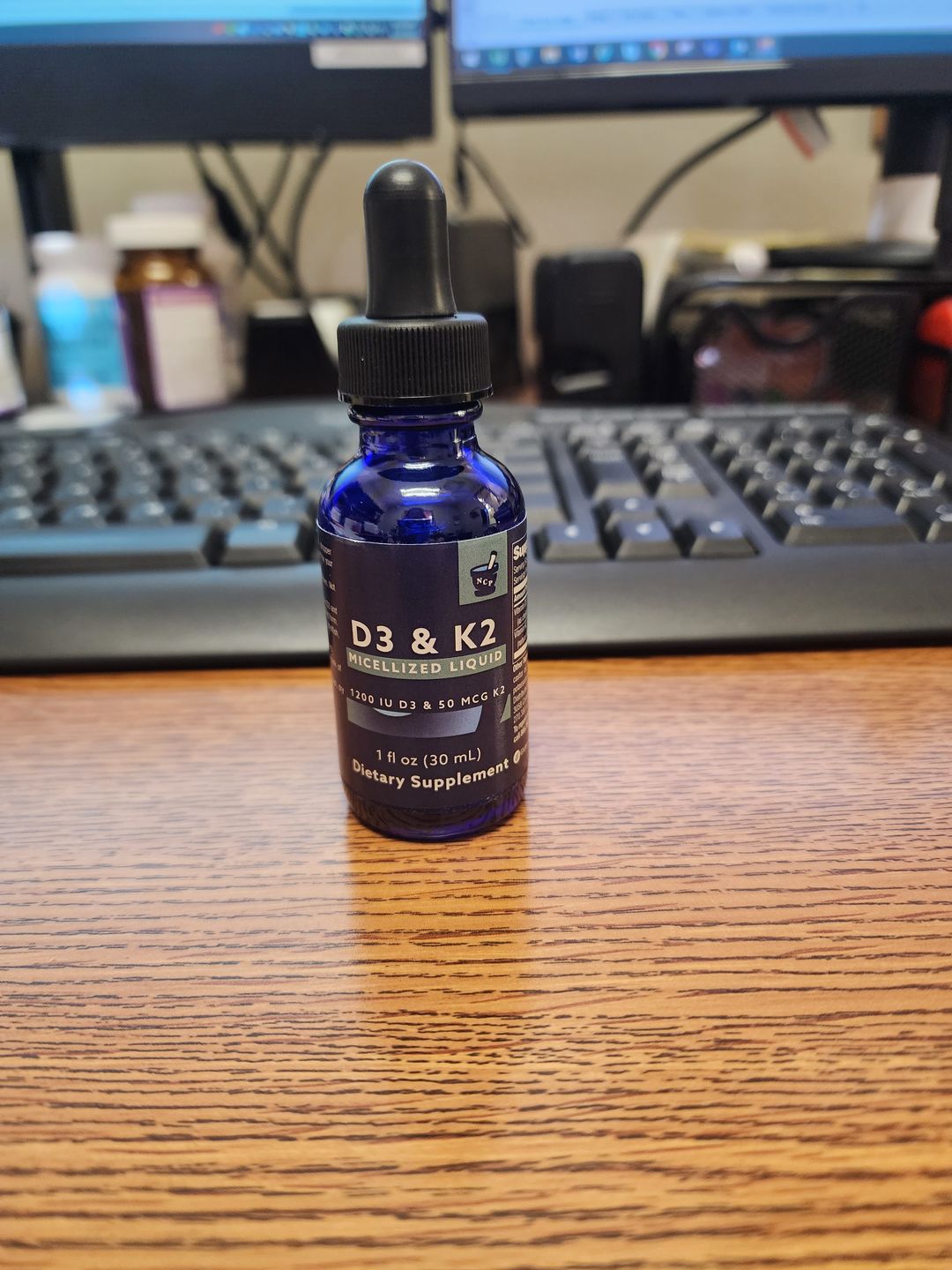 Customer photo review of D3 & K2 Micellized Liquid