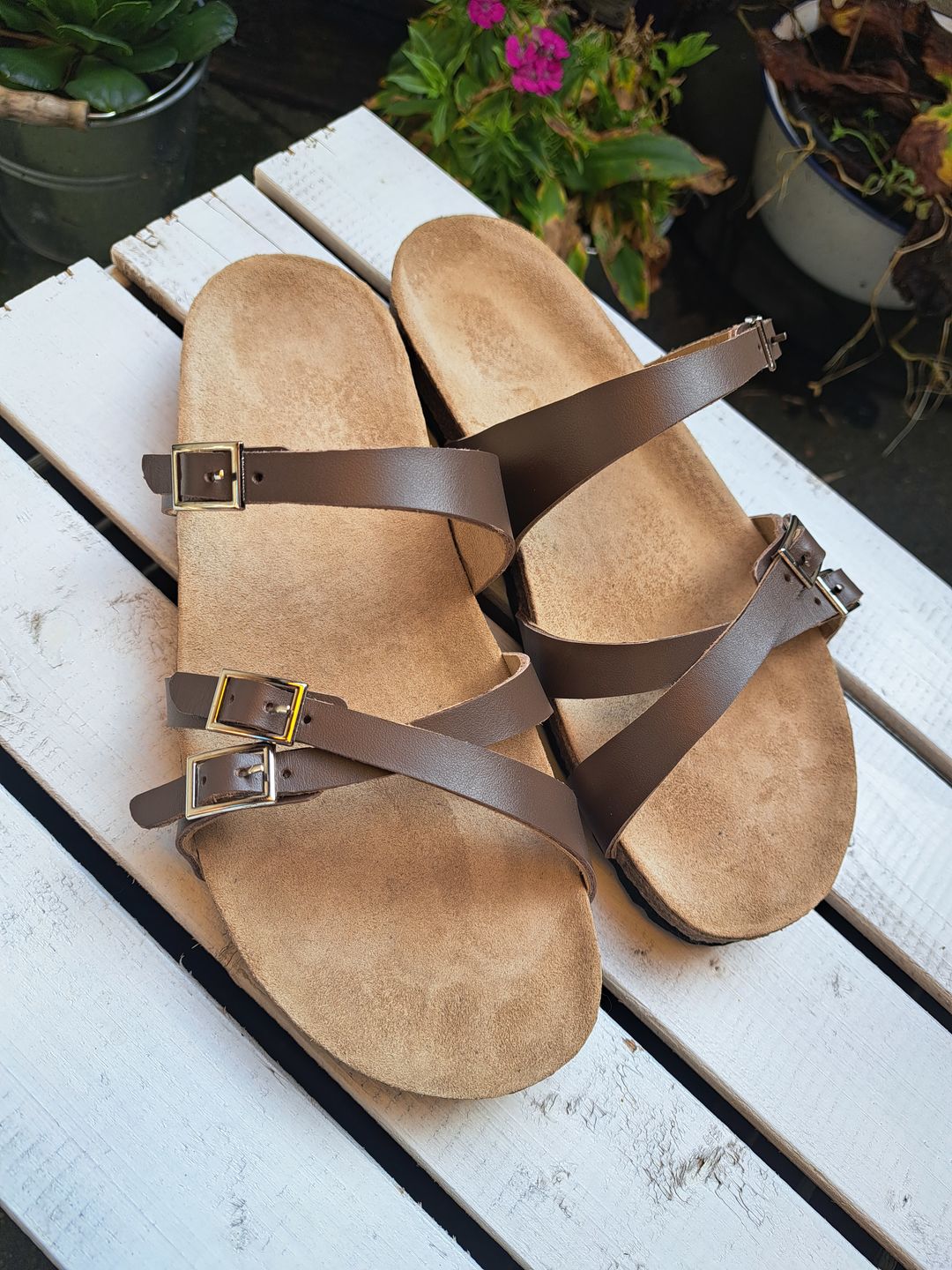 Customer photo review of DIY-Box: The Sandal Collection *Schmale Riemen*