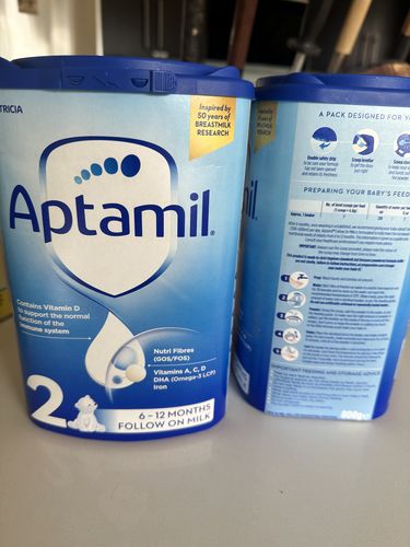 Customer photo review of Aptamil 2 Follow On Milk 6month+ Formula Powder 900g