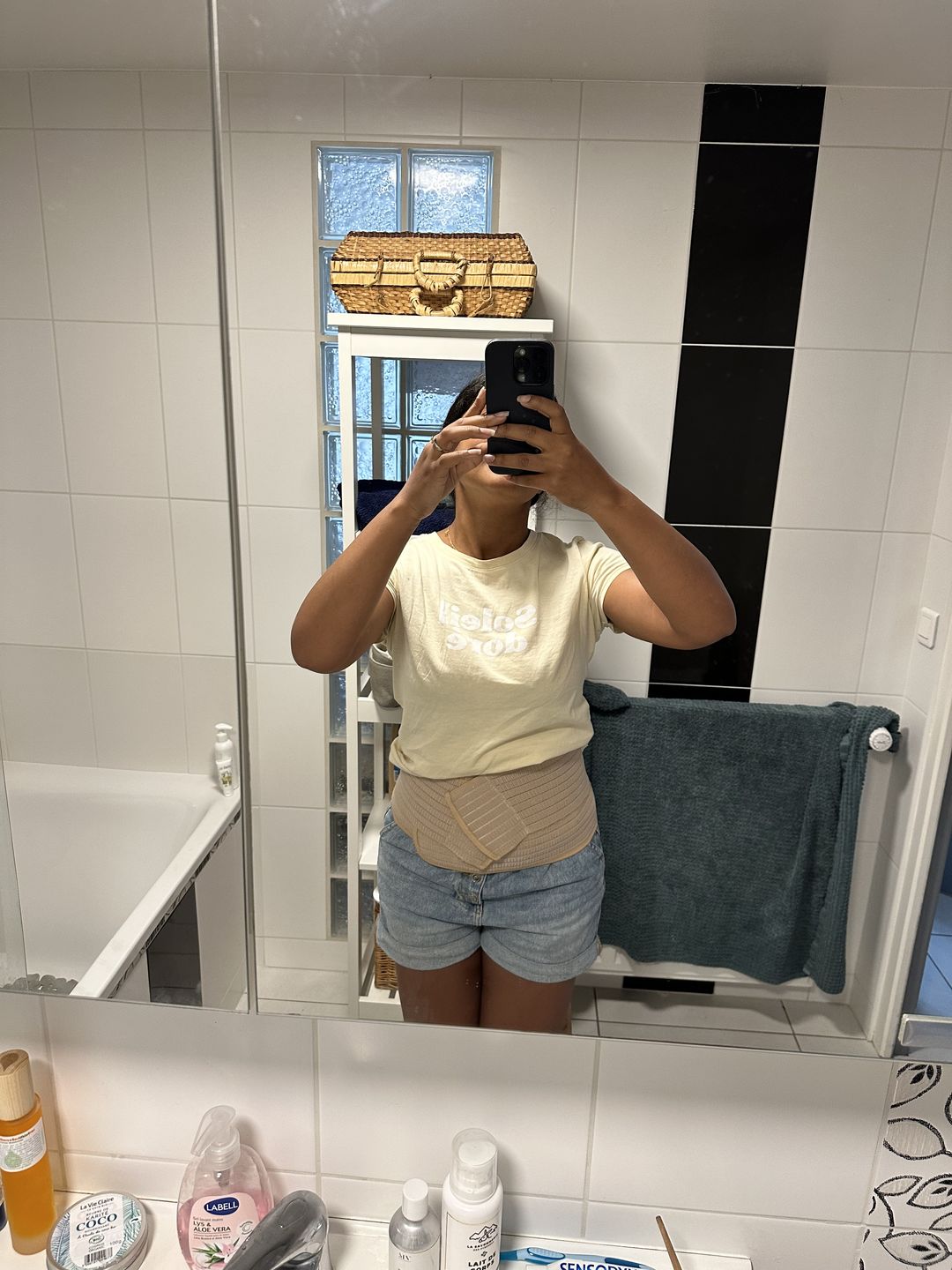 Customer photo review of Postpartum Belly Band