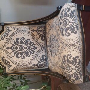 Customer photo review of Classic Floral Damask Teal Green Velvet Fabric