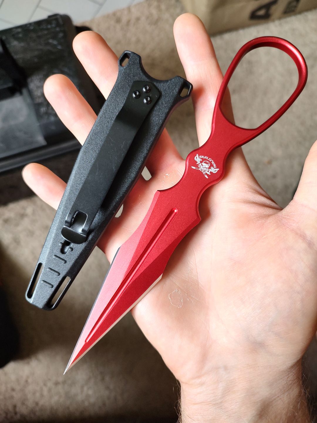 Customer photo review of Skallywag Aluminum Dagger (Not Trainer)