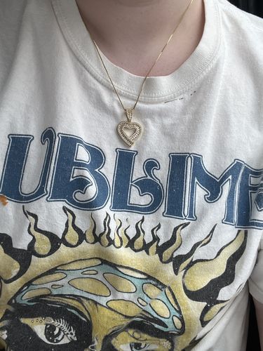 Customer photo review of “Love on top” necklace