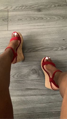 Customer photo review of Small Feet Wedge Heel Sandal Shoes DS189