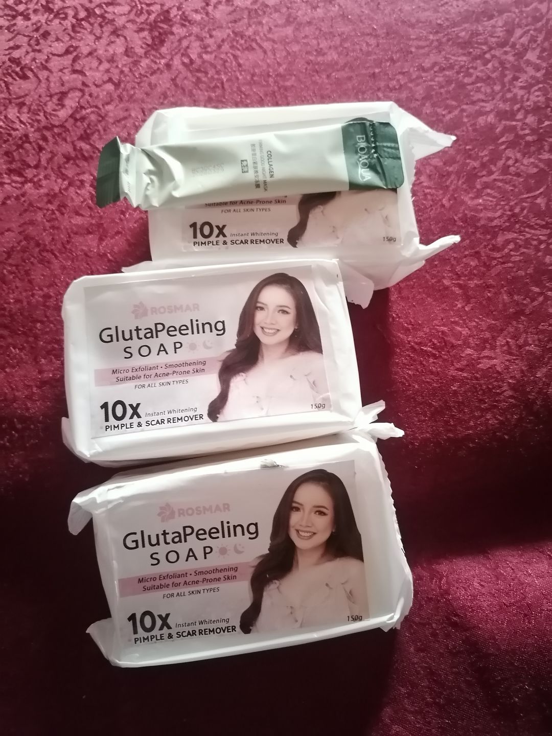 Customer photo review of Rosmar gluta peeling soap