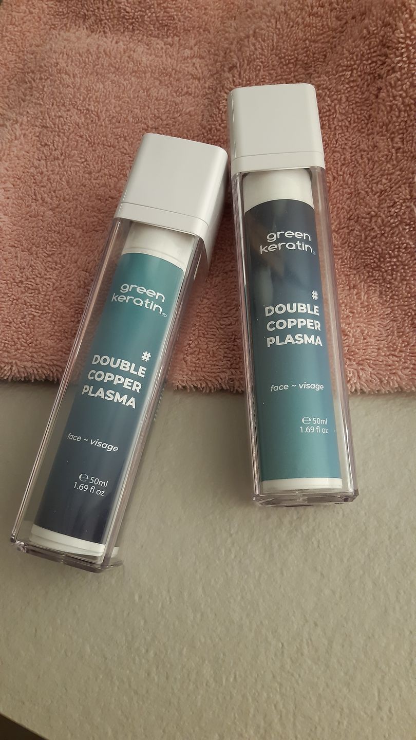 Customer photo review of DOUBLE COPPER PLASMA - Sérum pour le visage