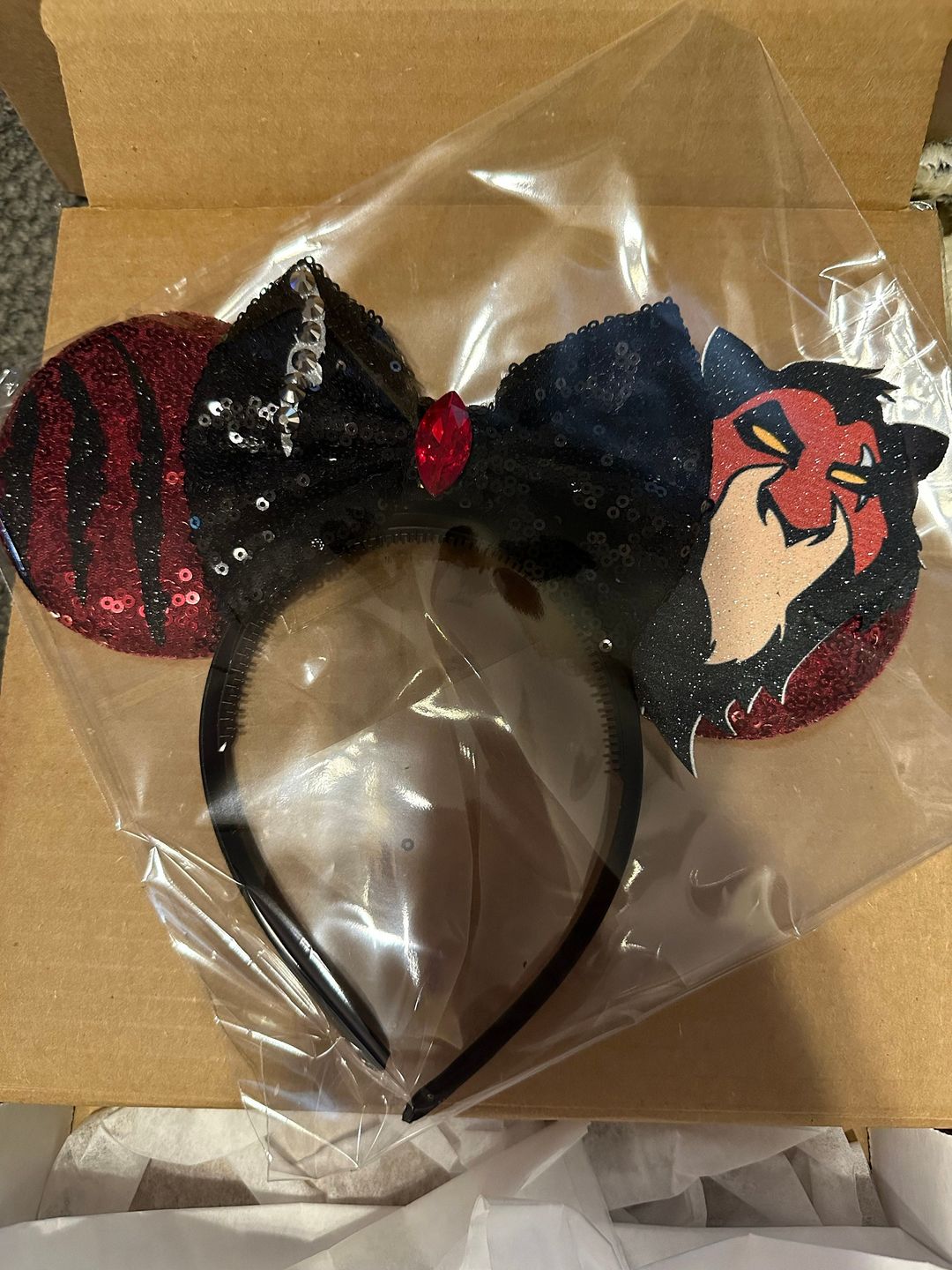 Customer photo review of Scar Mickey Ears