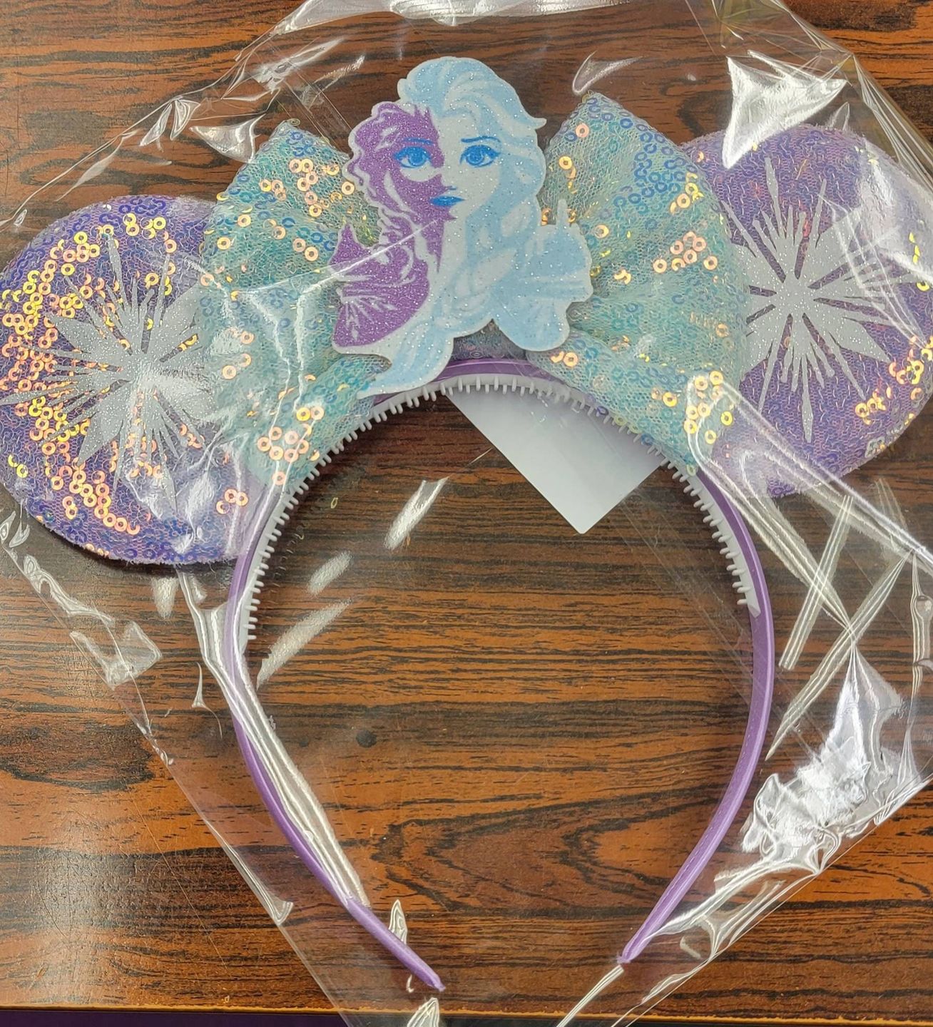 Customer photo review of Elsa Purple Mickey Ears