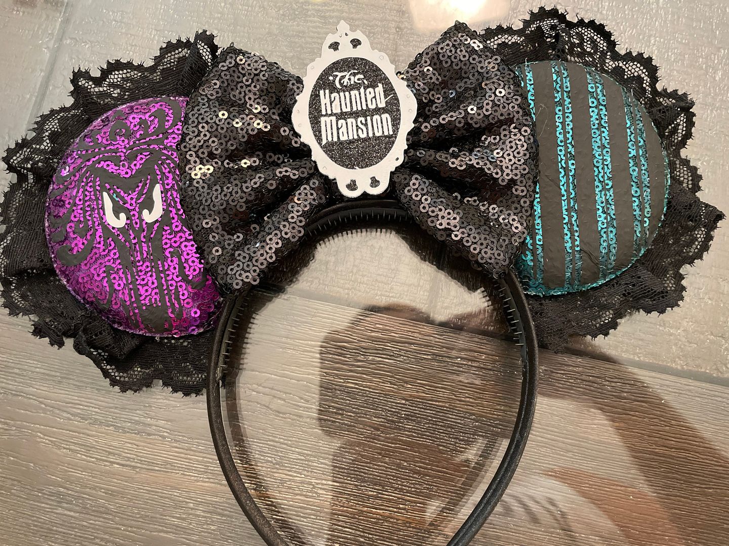 Customer photo review of Haunted House Mickey Ears