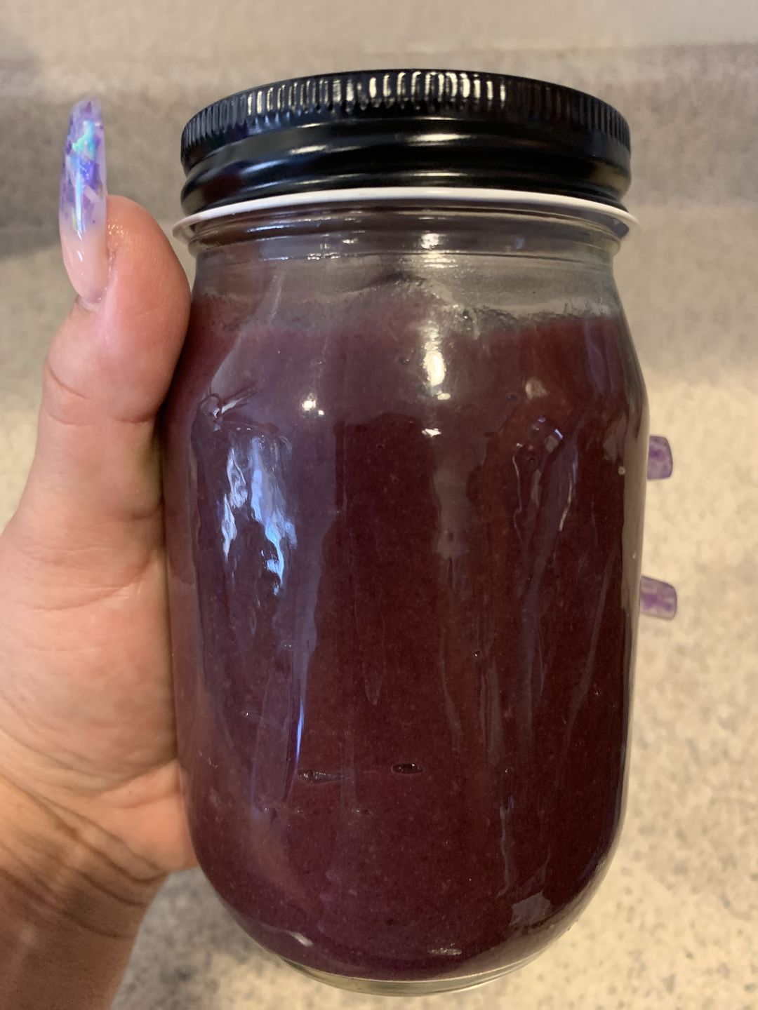 Customer photo review of Jamaican Purple Sea Moss (Raw, Wildcrafted)