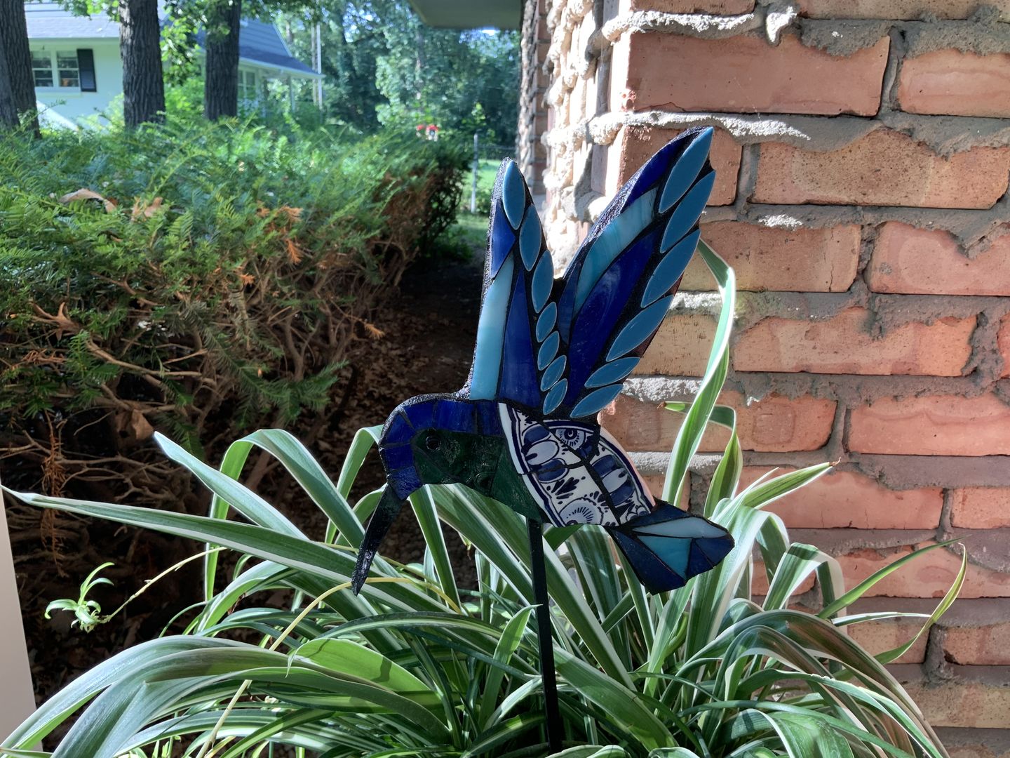Customer photo review of Unfinished Wood Hummingbird Shape - Bird Animal - Craft - up to 24" DIY