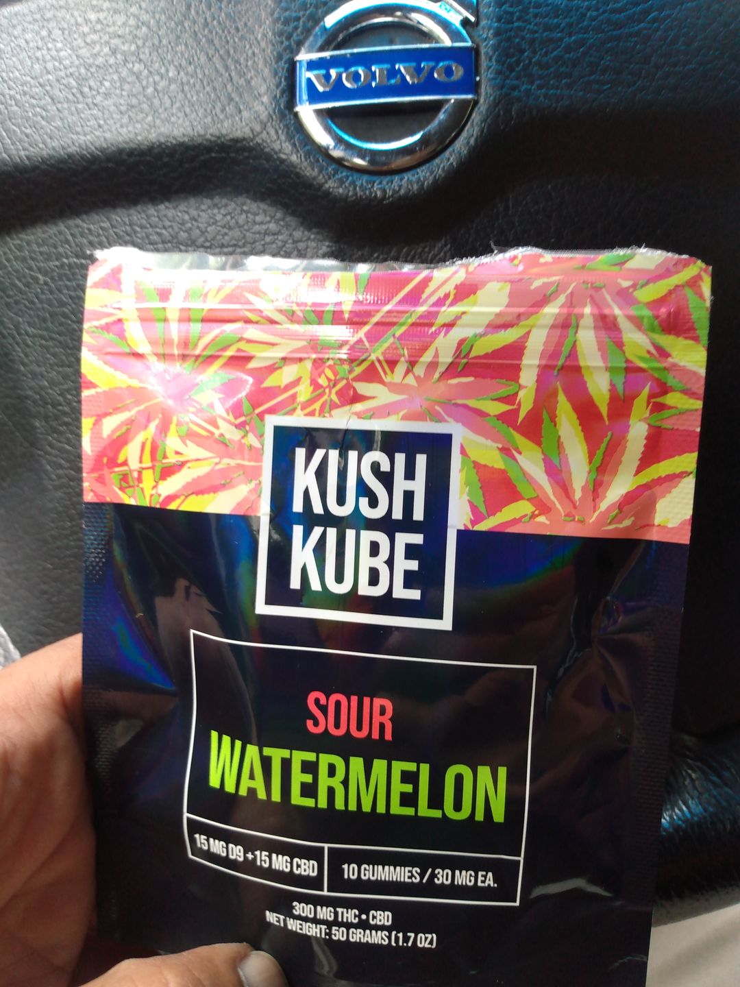 Customer photo review of Sour Watermelon - 10 Gummy Pack