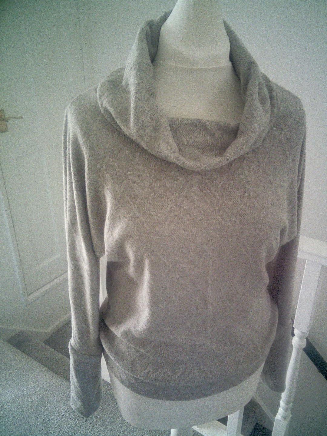Customer photo review of Soft Melange Jacquard Knit Fabric