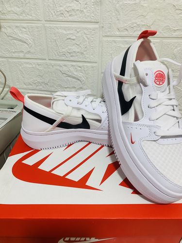 Customer photo review of Nike Women's Court Vision Alta Casual Shoes