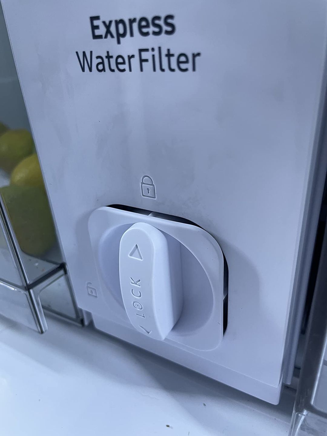 Customer photo review of Glacier Fresh Replacement for DA97-17376B, HAF-QIN Samsung Refrigerator Water Filter, 2-Pack