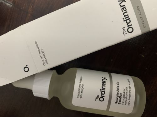 Customer photo review of Salicylic Acid 2% Exfoliating Blemish Solution 30ml