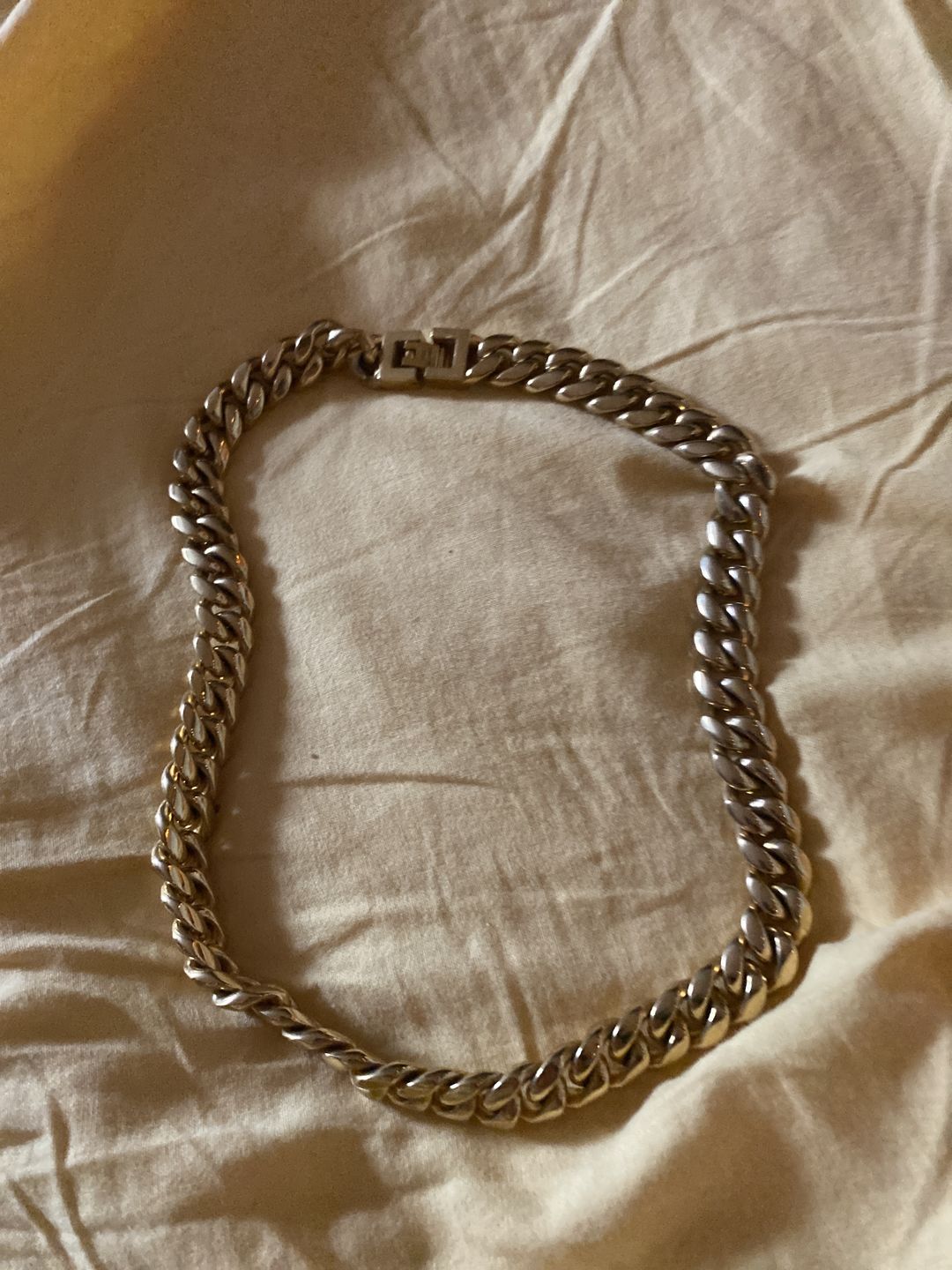 Customer photo review of CLEAN CUBANA CHAIN. - 12MM 18K GOLD
