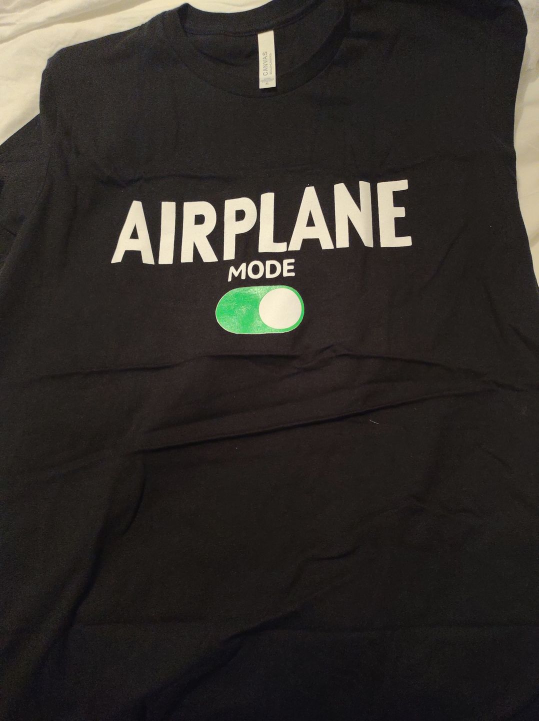 Customer photo review of Airplane Mode  T-shirt
