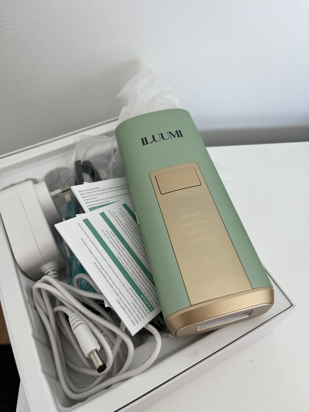 Customer photo review of LaserSmooth - IPL Hair Removal Handset