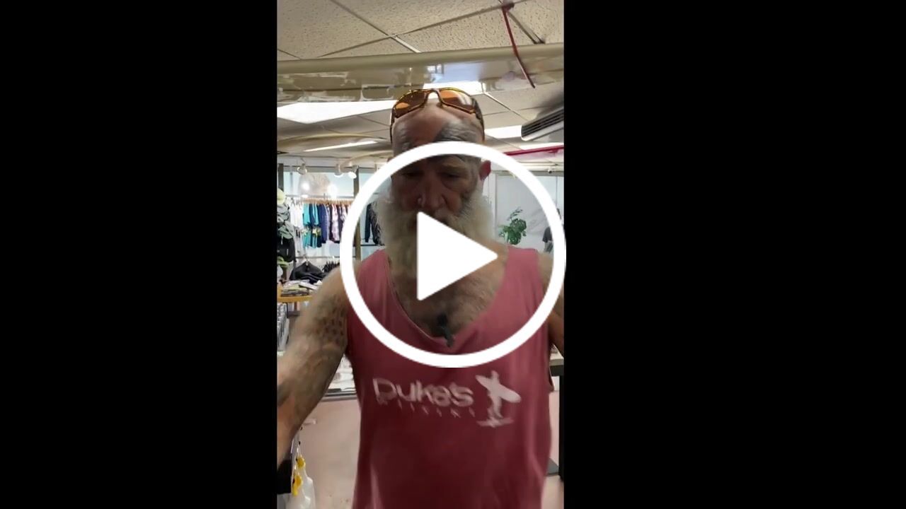 Customer video review of HawaiianSouthShore Hybrid Wet/RashGuard with Thumbhole (XSmall-XXLarge)