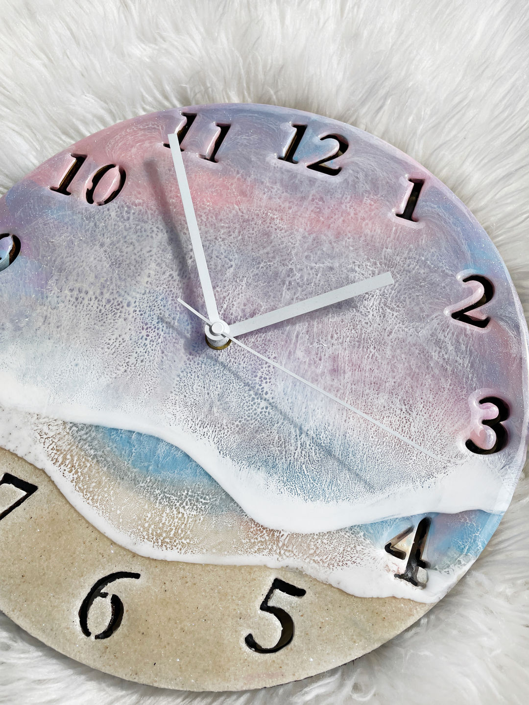 Customer photo review of Unfinished Wood Clock Silhouette - Craft- up to 24" DIY