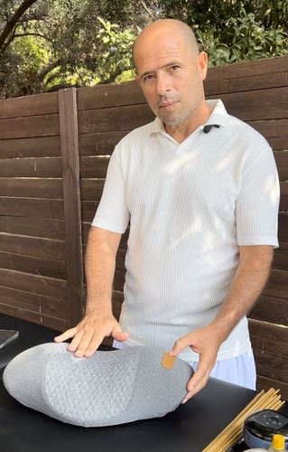 Customer photo review of מכשיר צוואר אורטופדי