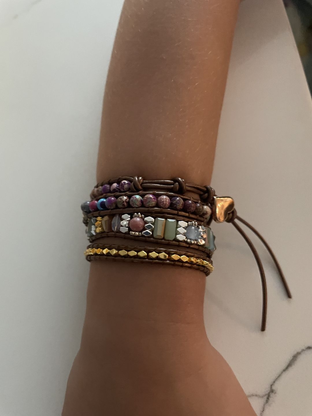 Customer photo review of Imperial Heart Protection Wrap Bracelet