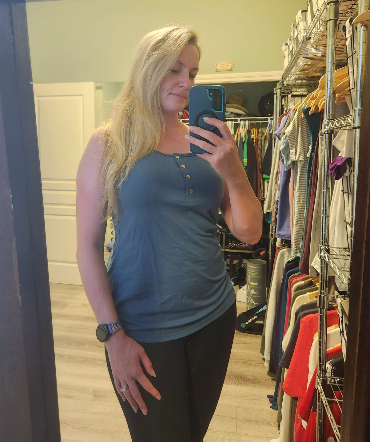 Customer photo review of *Freshly Baked* Henley Tank