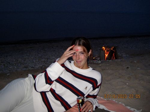 Customer photo review of Vintage Tommy Hilfiger Striped Knit Sweater Size Large