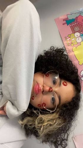 Customer photo review of Darknight Black Contact Lenses(12 months of use)