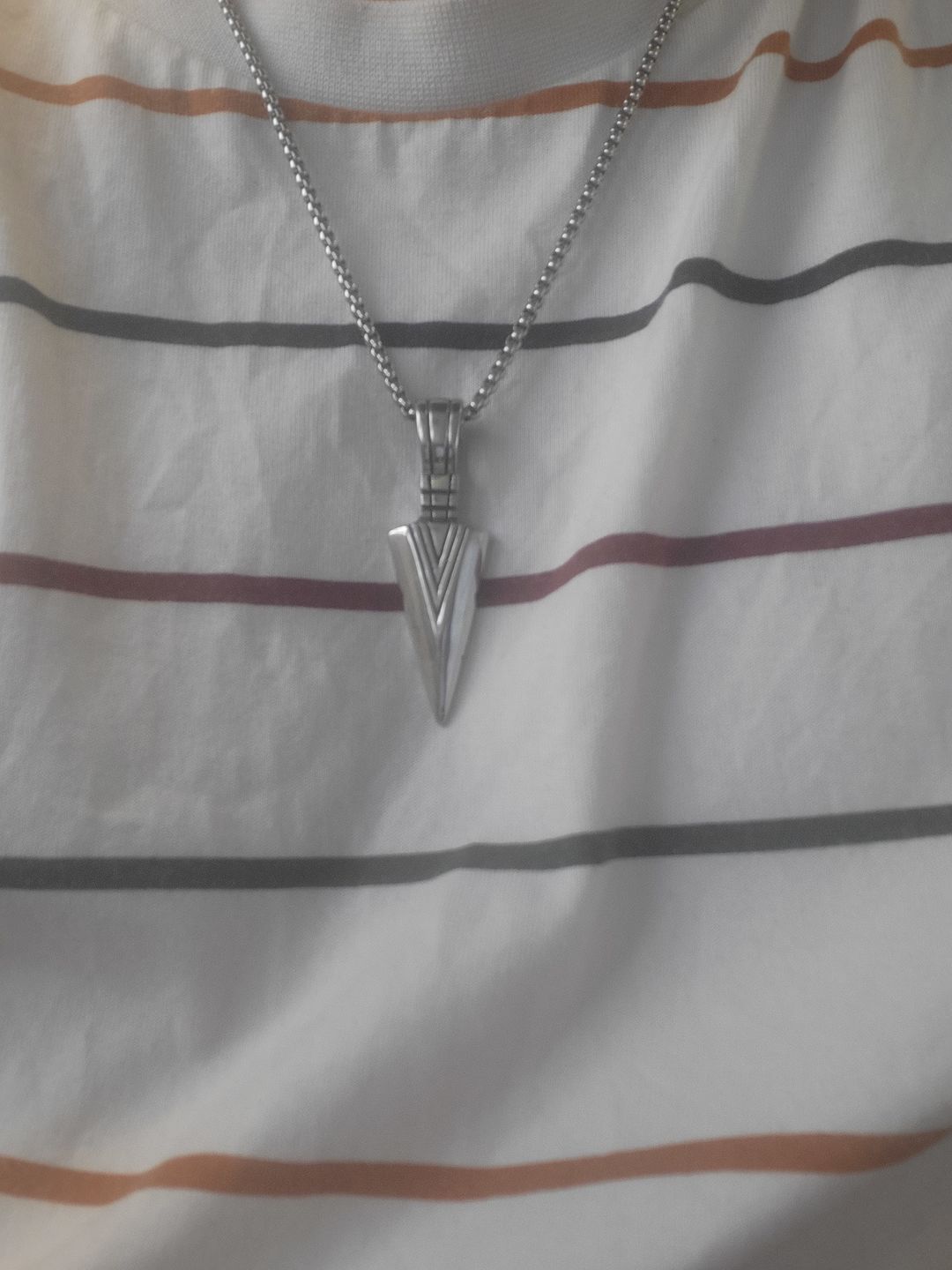 Customer photo review of ARROW. - NECKLACE