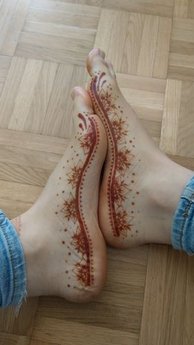 Customer photo review of Henna Pulver (100g)