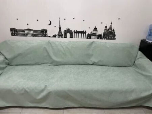Customer photo review of Waterproof Anti-cat scratch Sofa Cover，Blanket Couch Cover