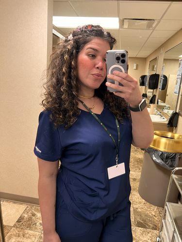 Customer photo review of Curly Highlighted Brown