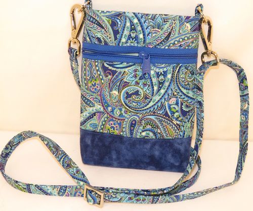 Customer photo review of Wanderlust Phone Bag Pattern