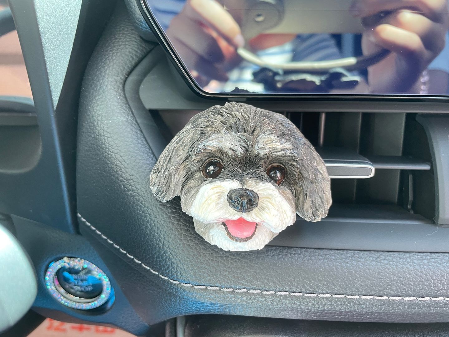 Customer photo review of Custom Car Air Freshener (Fridge Magnets)--Buy 2 Get 20% OFF