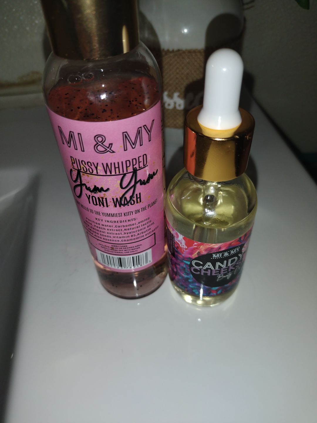 Customer photo review of Candy Cheeks Booty Oil