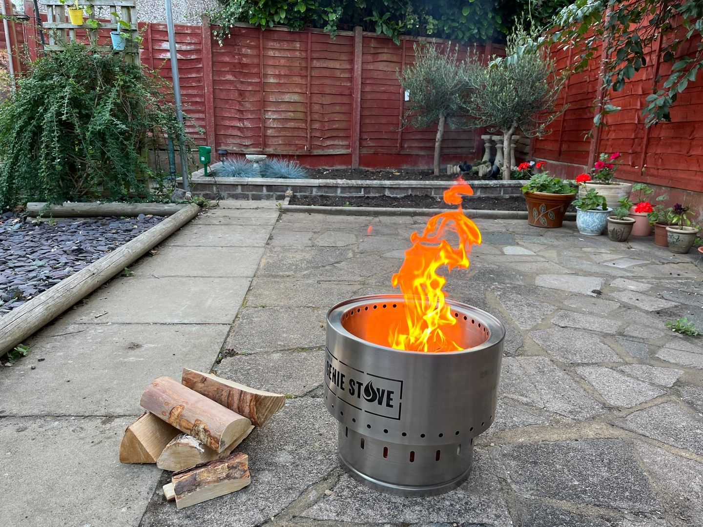 Customer photo review of The Genie Stove Mini V2 (with FREE Bag and USB Windproof Lighter)