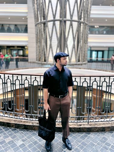 Customer photo review of Tassel Loafer - Black Pebble Grain Leather (Crepe Sole)