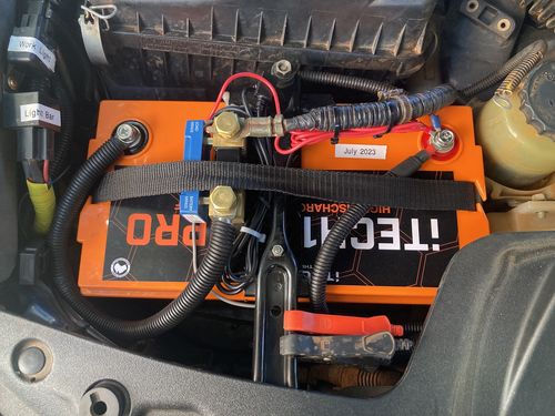 Customer photo review of iTECH120X PRO (New 2025 Model) LiFePO4 120Ah Lithium Deep Cycle Battery with Bluetooth