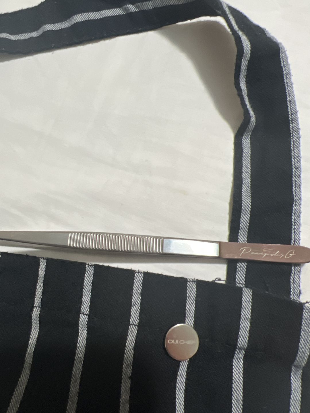 Customer photo review of HoldFast Magnetic Chef's Pin